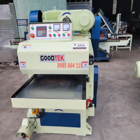 máy bào 2 mặt dao xoắn good tek  - máy bào