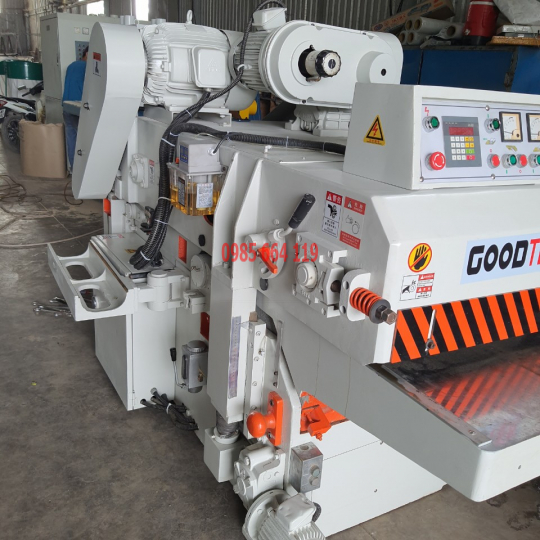 máy bào 2 mặt dao xoắn - máy gỗ biên hòa