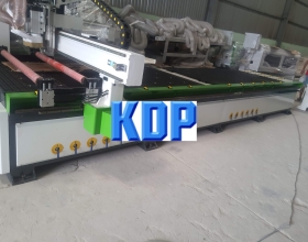 Máy CNC 4 đầu 2 bàn - Máy chế biến gỗ Kiên Định Phát