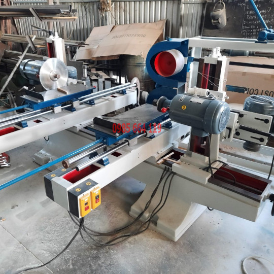 máy cắt phay 2 đầu 2 bàn 
