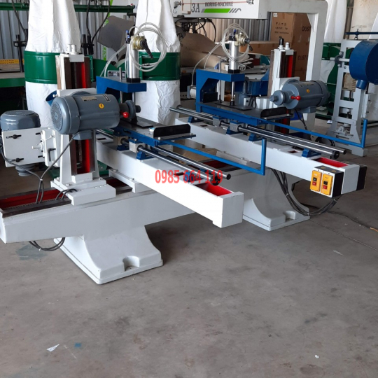 máy cắt phay 2 đầu 2 bàn 