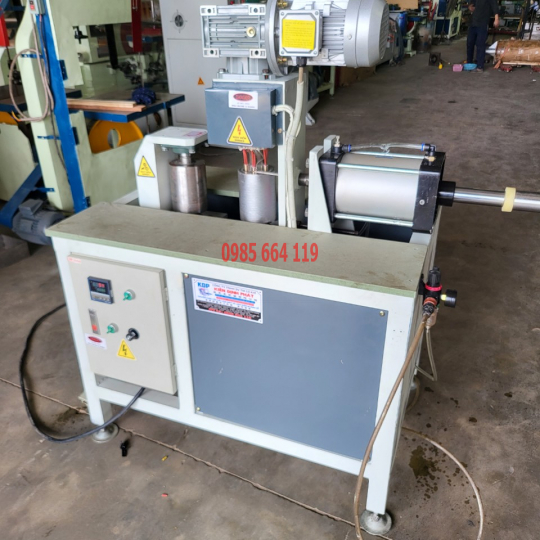 máy ép cước khung tròn có gia nhiệt