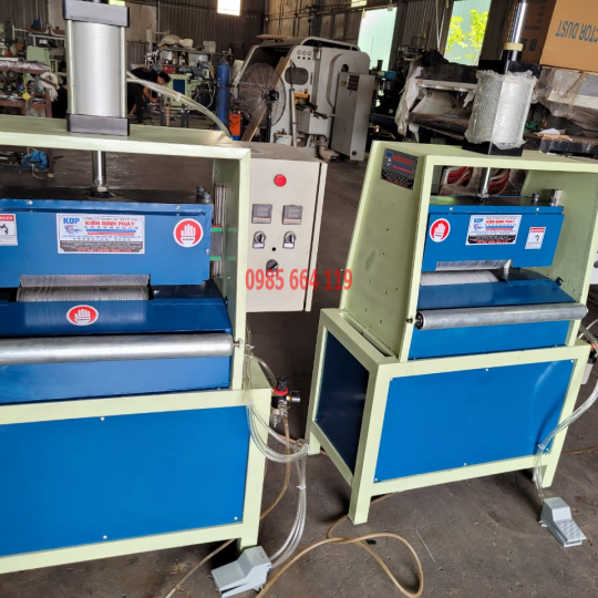 máy ép vân gỗ sồi, okan,otim