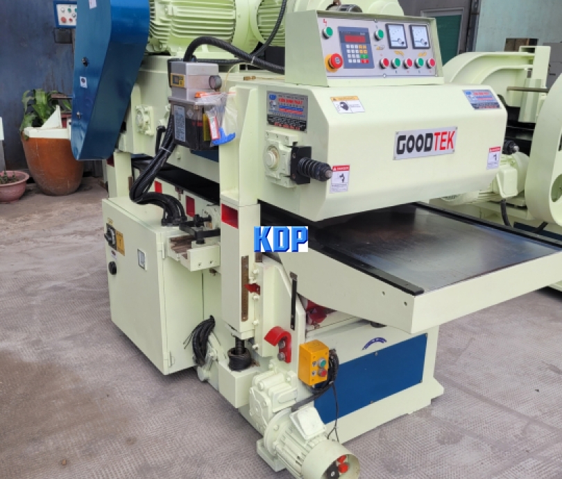 máy bào 2 mặt dao xoắn good tek - máy bào