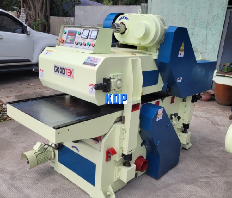 máy bào 2 mặt dao xoắn good tek - máy bào