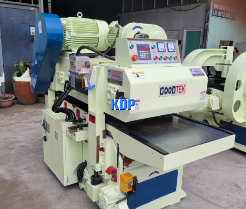 máy bào 2 mặt dao xoắn good tek - máy bào