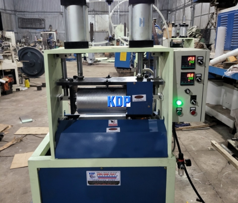 máy ép vân gỗ KDP