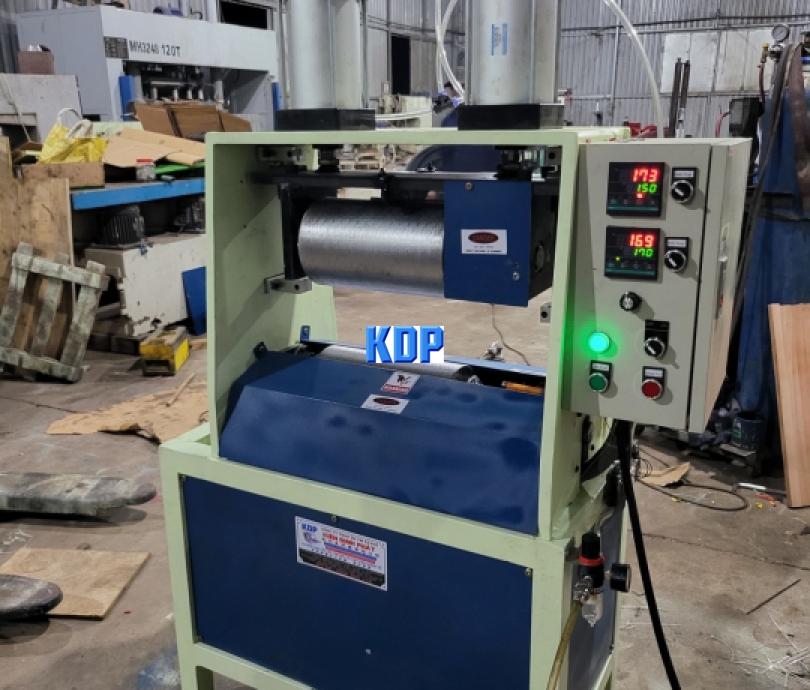 máy ép vân gỗ KDP
