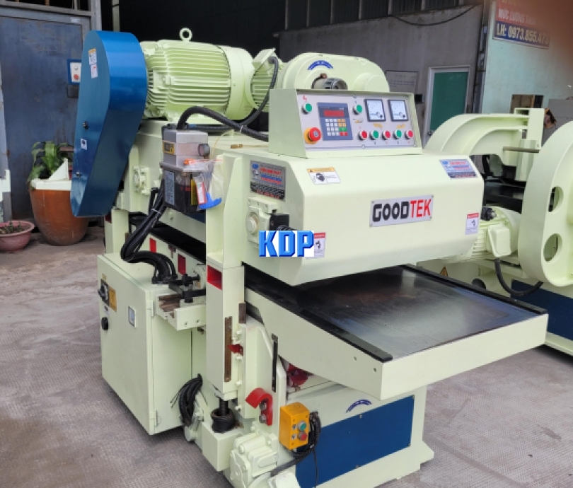 máy bào 2 mặt dao xoắn good tek - máy bào
