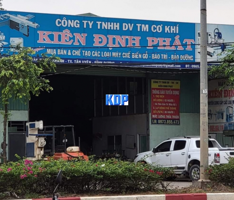 máy ép vân gỗ KDP