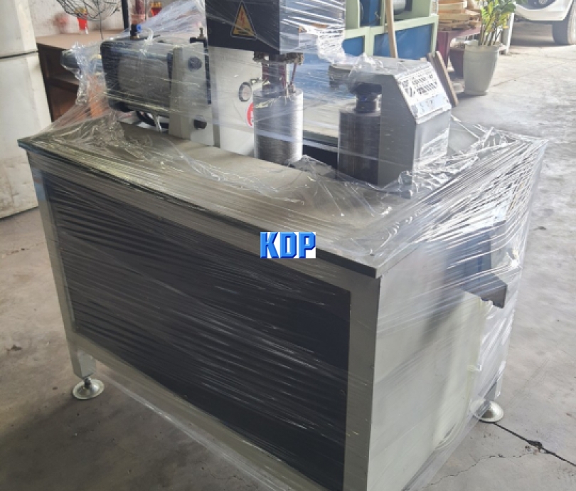 máy ép cước khung tròn có gia nhiệt