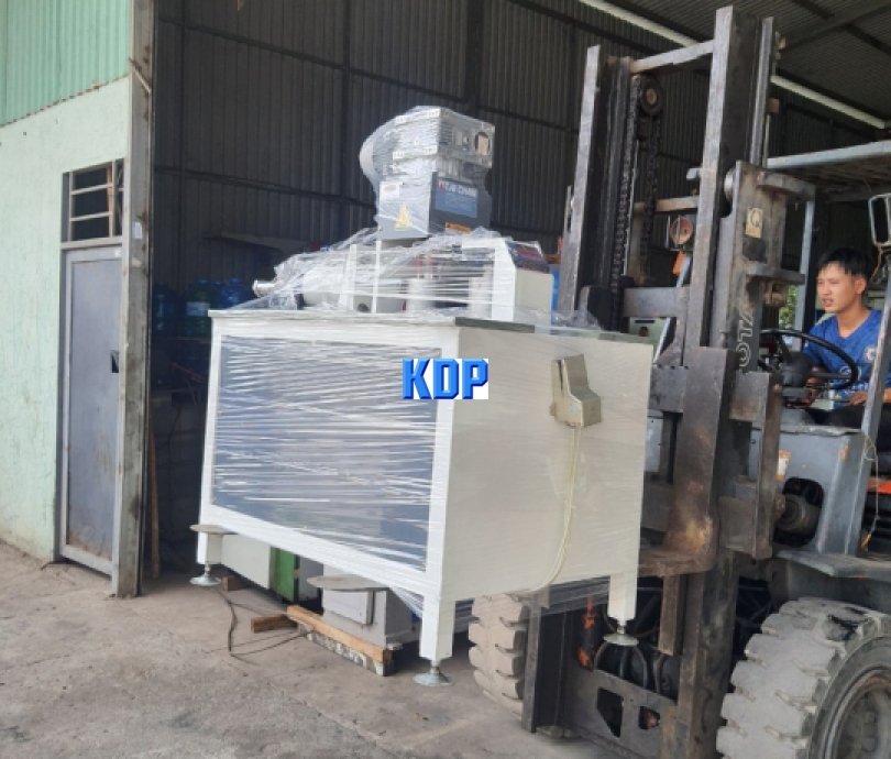 máy ép cước khung tròn có gia nhiệt