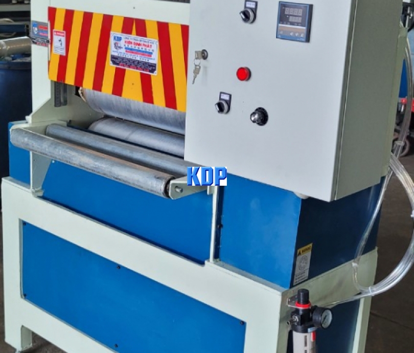 máy ép cước 600mm, 2 mặt có gia nhiệt